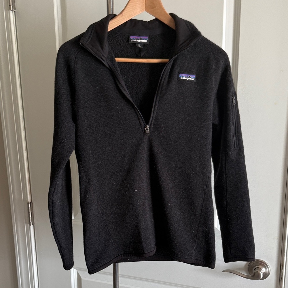 Patagonia Black Women's 1/2 Zip Better Sweater